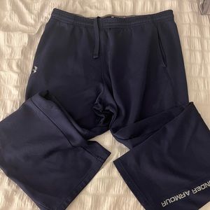 Navy Under Armour Sweatpants